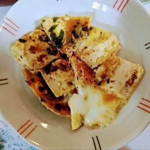【めんつゆで簡単】豆腐の卵とじ